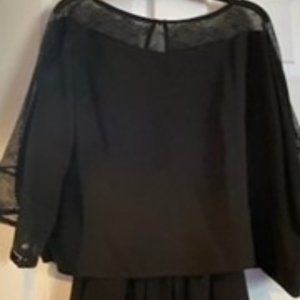 Zara Basic XS Black Jumpsuit